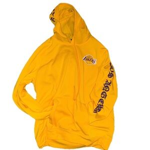 Lakers Hoodie Sweater — Yellow & Purple — LA Lakers Logo — Streetwear —  Xlarge